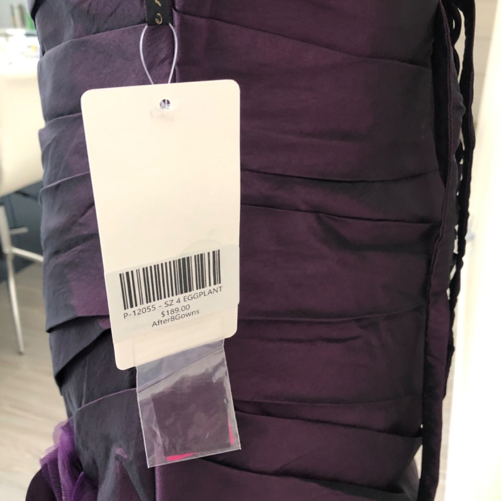 Eggplant Vertical Ruffles - Picture 7 of 14